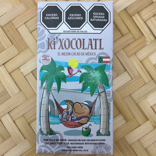 White Chocolate with coconut from Yucatán 36% cacao, 80g