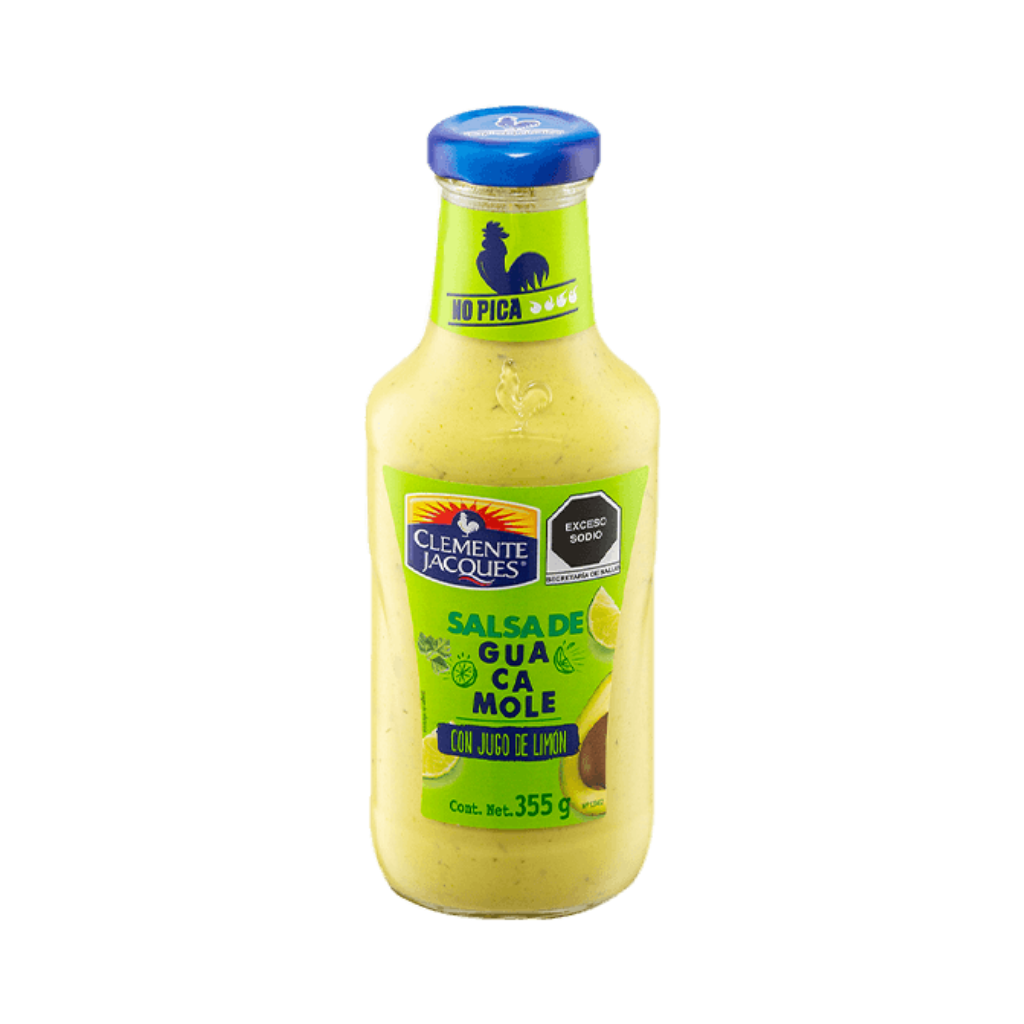 Guacamole Sauce with lime, 355g. No spicy.