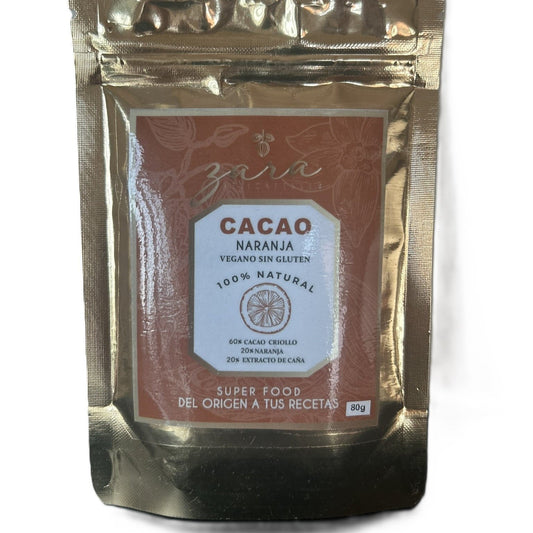 Cacao with orange, 80gr.